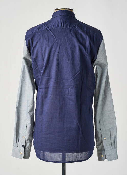Chemise manches longues bleu SCOTCH & SODA pour homme