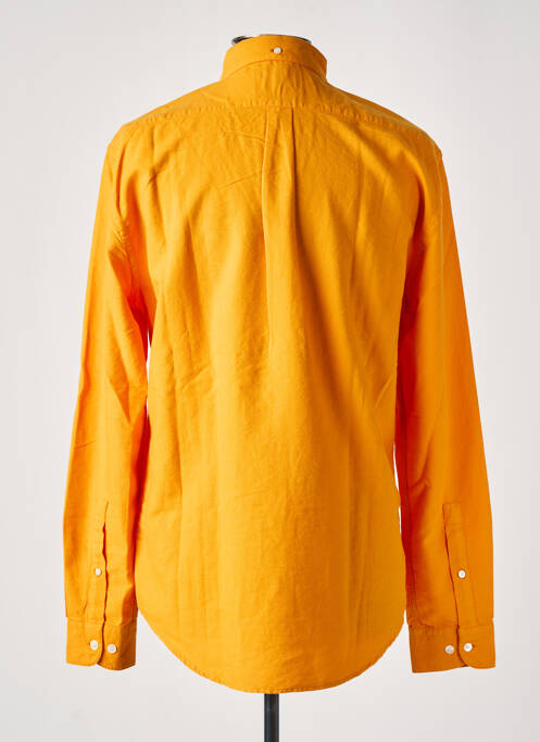 Chemise manches longues orange BY CHARLIE B pour homme