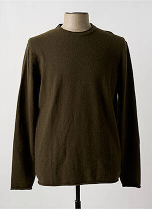 Pull vert WOOL & CO pour homme