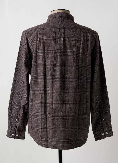 Chemise manches longues marron BY CHARLIE B pour homme