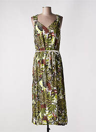 Robe longue sans manche sans manche vert DIANE LAURY femme