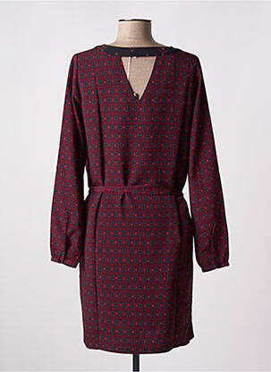 Robe courte manches longues manches longues rouge LPB femme