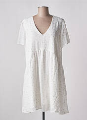 Robe mi-longue blanc BY ONE pour femme seconde vue