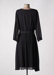 Robe mi-longue noir ÉTYMOLOGIE pour femme seconde vue