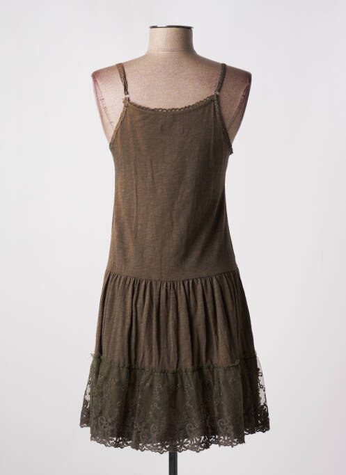 Robe courte vert CARLING pour femme