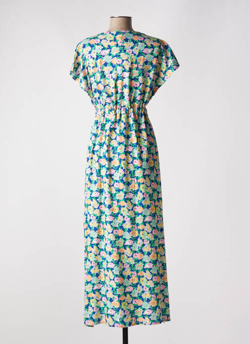 Robe longue bleu C'EST BEAU LA VIE pour femme