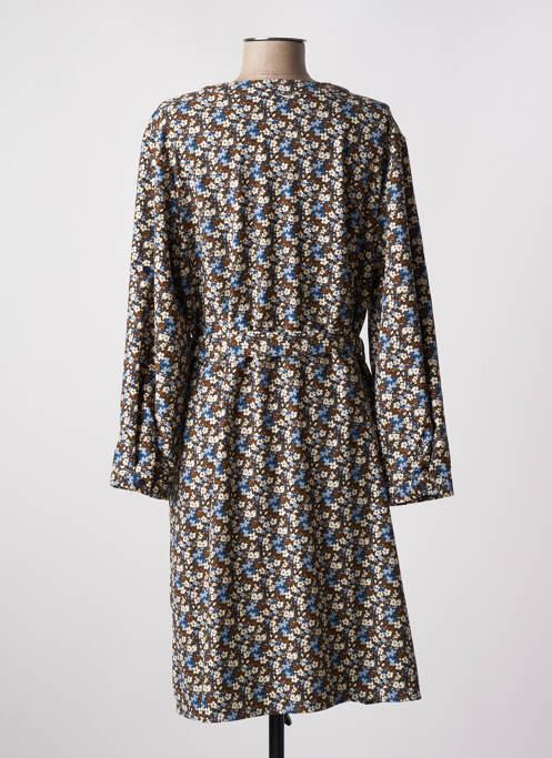 Robe mi-longue bleu CHRISTY pour femme