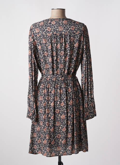 Robe mi-longue noir C'EST BEAU LA VIE pour femme