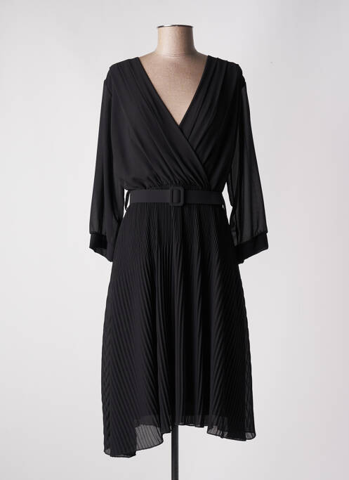 Robe mi-longue noir ÉTYMOLOGIE pour femme