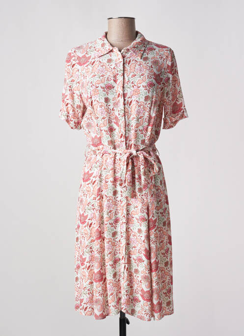 Robe mi-longue rose C'EST BEAU LA VIE pour femme