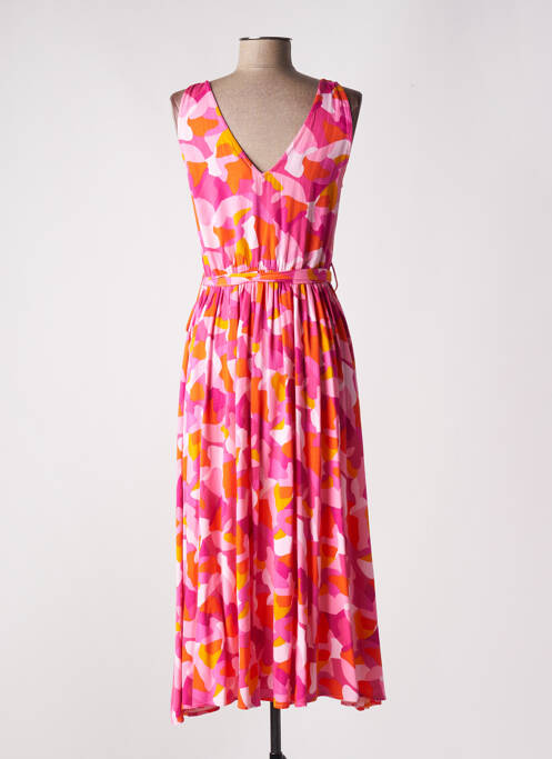 Robe mi-longue rose VERO MODA pour femme