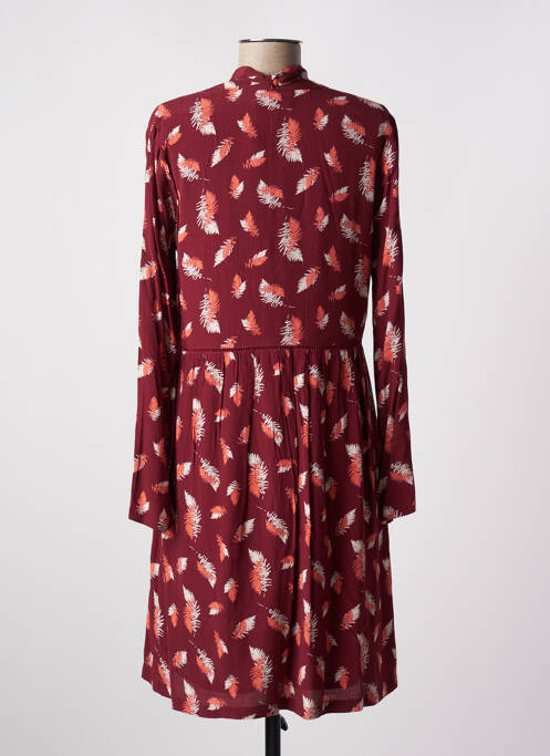 Robe mi-longue rouge INDI & COLD pour femme