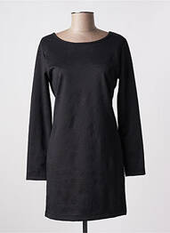 Robe courte manches longues manches longues noir COQUELICOT femme