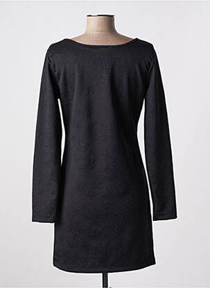 Robe courte manches longues manches longues noir COQUELICOT femme