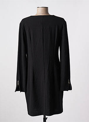 Robe courte manches longues manches longues noir VIRGINIA HILL femme