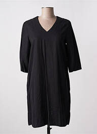 Robe courte manches 3/4 manches 3/4 noir YERSE femme