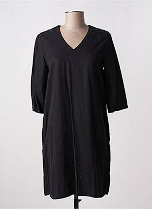 Robe courte manches 3/4 manches 3/4 noir YERSE femme