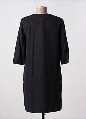 Robe courte manches 3/4 manches 3/4 noir YERSE femme