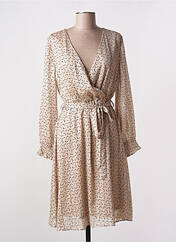 Robe mi-longue beige ACBELLE pour femme seconde vue