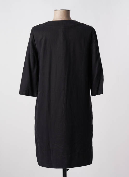 Robe courte manches 3/4 manches 3/4 noir YERSE femme