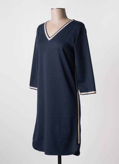 Robe courte bleu C'EST BEAU LA VIE pour femme