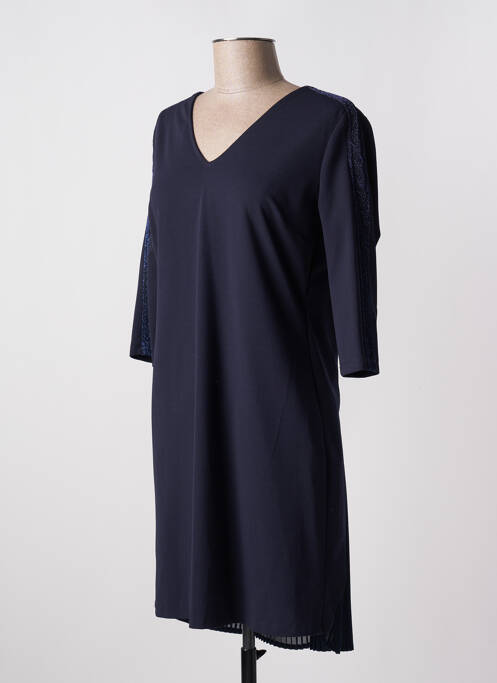 Robe courte bleu RINASCIMENTO pour femme