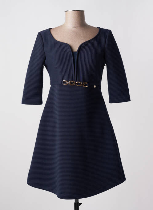 Robe courte bleu RINASCIMENTO pour femme