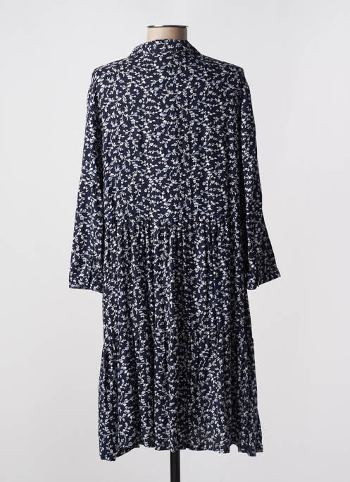 Robe mi-longue bleu C'EST BEAU LA VIE femme