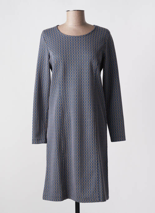 Robe mi-longue bleu DIANE LAURY pour femme