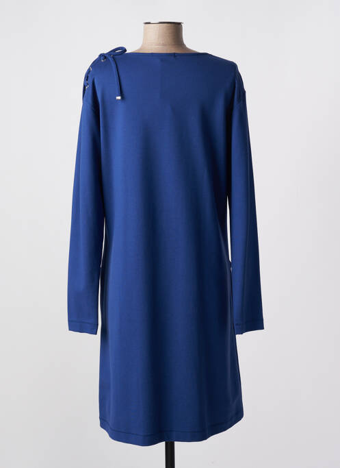 Robe mi-longue bleu MALOKA pour femme