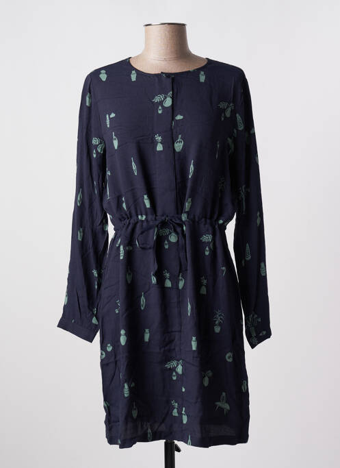 Robe mi-longue bleu NICE THINGS pour femme