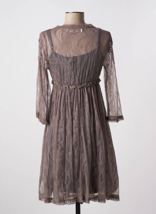 Robe mi-longue gris CREAM pour femme