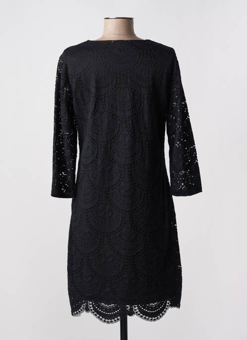 Robe mi-longue noir LOVIE & CO pour femme