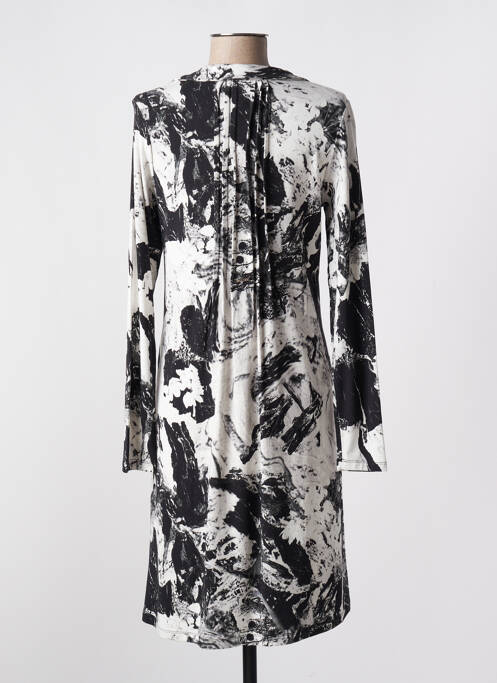 Robe mi-longue noir MALOKA femme