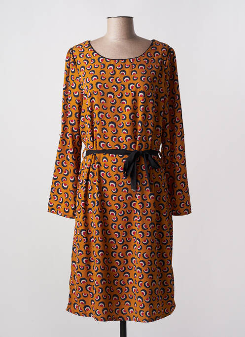 Robe mi-longue orange AKOZ DE TOI pour femme