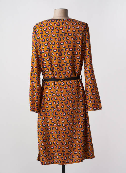 Robe mi-longue orange AKOZ DE TOI pour femme