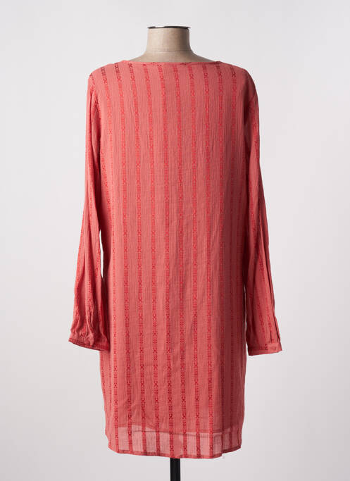 Robe mi-longue orange LPB pour femme