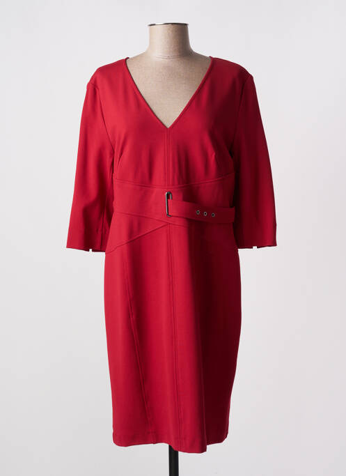 Robe mi-longue rouge JUS D'ORANGE pour femme