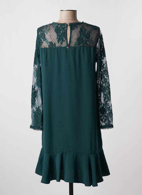 Robe mi-longue vert JUS D'ORANGE pour femme