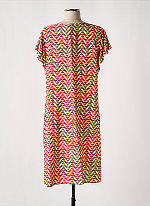 Robe mi-longue manches courtes manches courtes rose LE PETIT BAIGNEUR femme