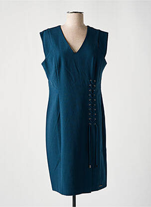 Robe mi-longue sans manche sans manche vert JUS D'ORANGE femme