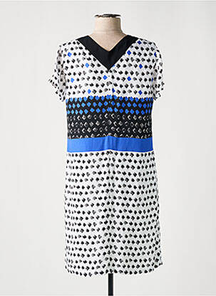 Robe courte manches courtes manches courtes noir PAUSE CAFE femme