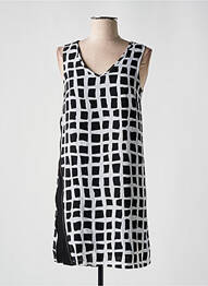 Robe courte sans manche sans manche noir SCHOOL RAG femme