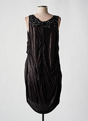 Robe mi-longue sans manche sans manche noir FIRETRAP femme