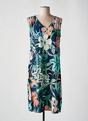 Robe mi-longue sans manche sans manche bleu LE PETIT BAIGNEUR femme