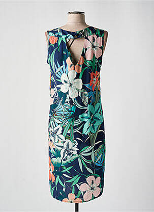 Robe mi-longue sans manche sans manche bleu LE PETIT BAIGNEUR femme