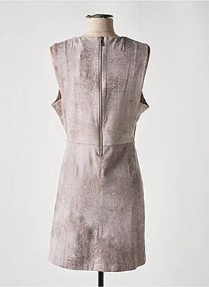 Robe courte sans manche sans manche gris LES P'TITES BOMBES femme