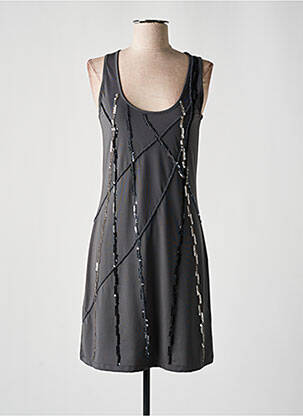 Robe courte sans manche sans manche gris VERO MODA femme