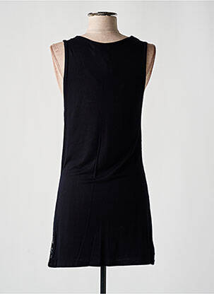 Robe courte sans manche sans manche noir LILI LOVELY femme