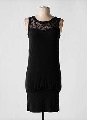 Robe courte sans manche sans manche noir FIFILLES femme